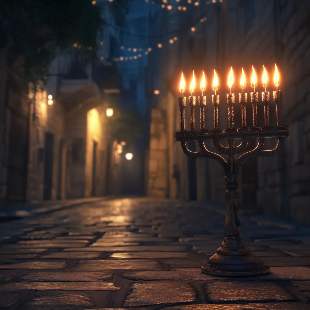 חנוכה בכותל טיול לירושלים