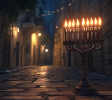 חנוכה בכותל טיול לירושלים